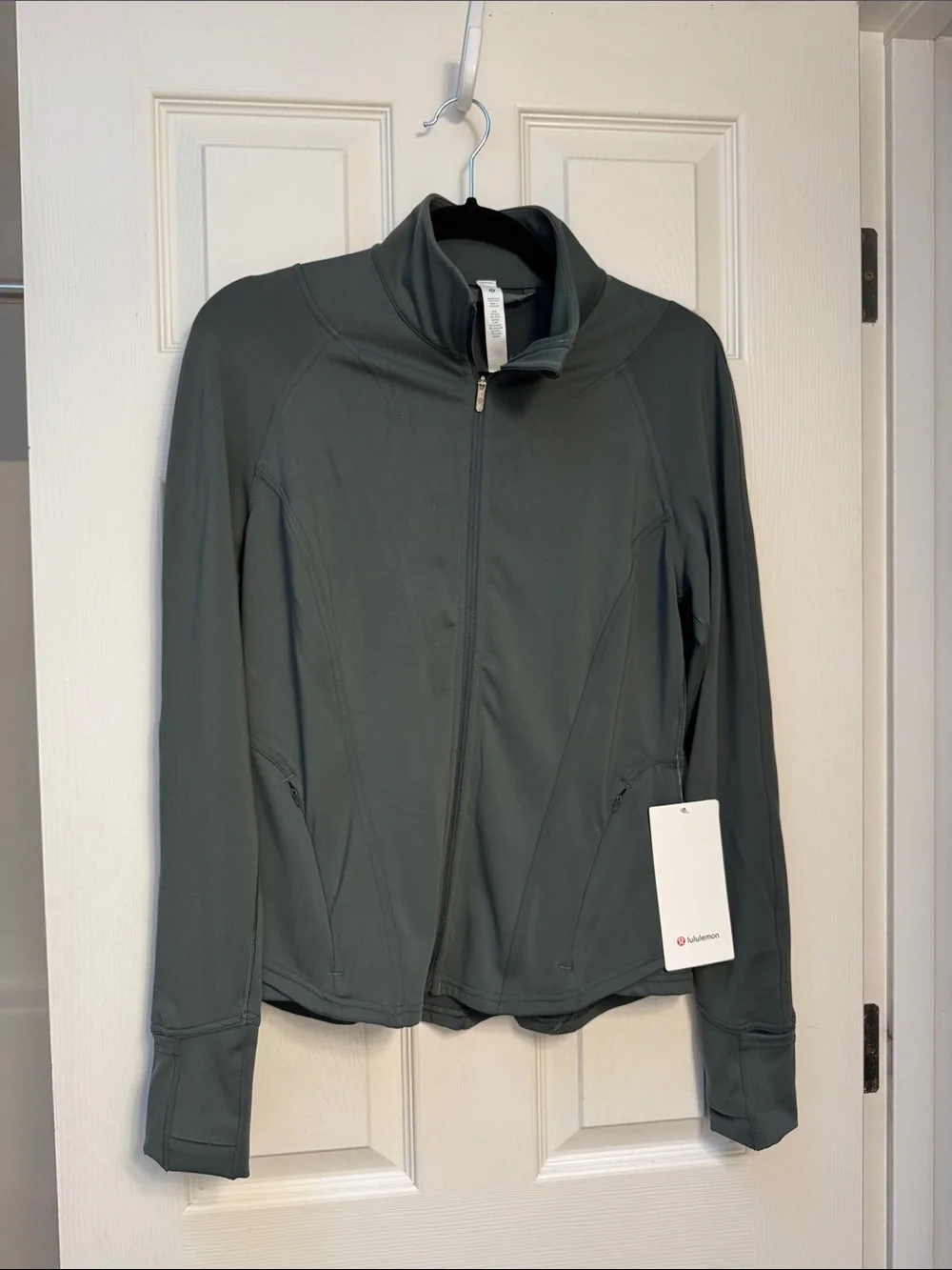 lululemon athletica Slate Green Full-Zip Utility Jacket